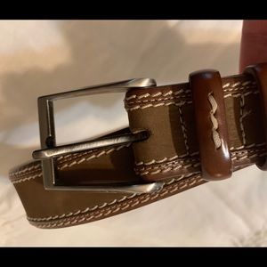 Mezlan Men’s Brown Leather Belt